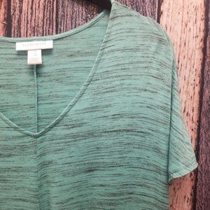 Teal V Neck Maternity Tunic